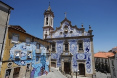 Arte urbana: Igreja Santa Maria Maior em Covilhã